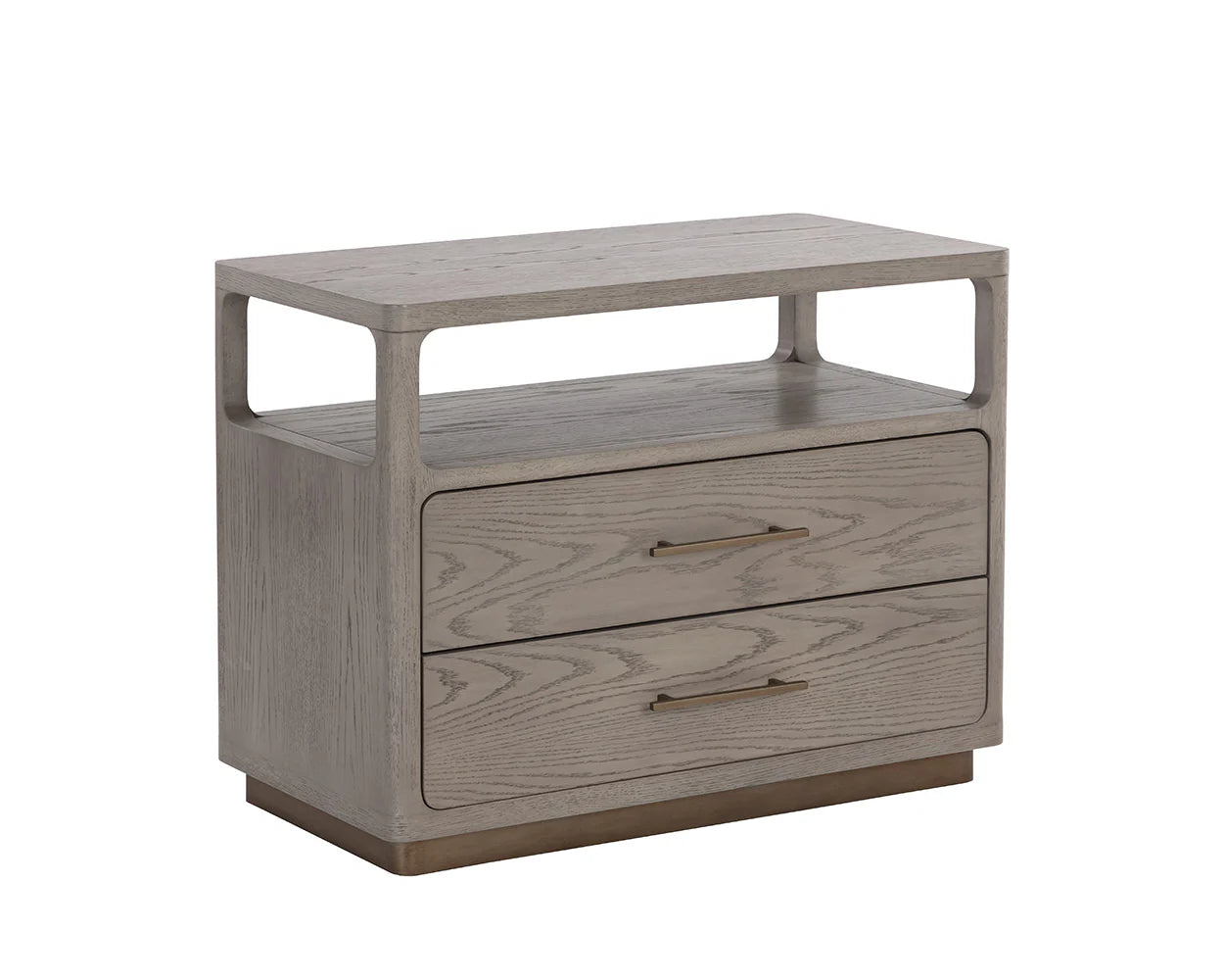 Danette Nightstand - Grey - Central Designs