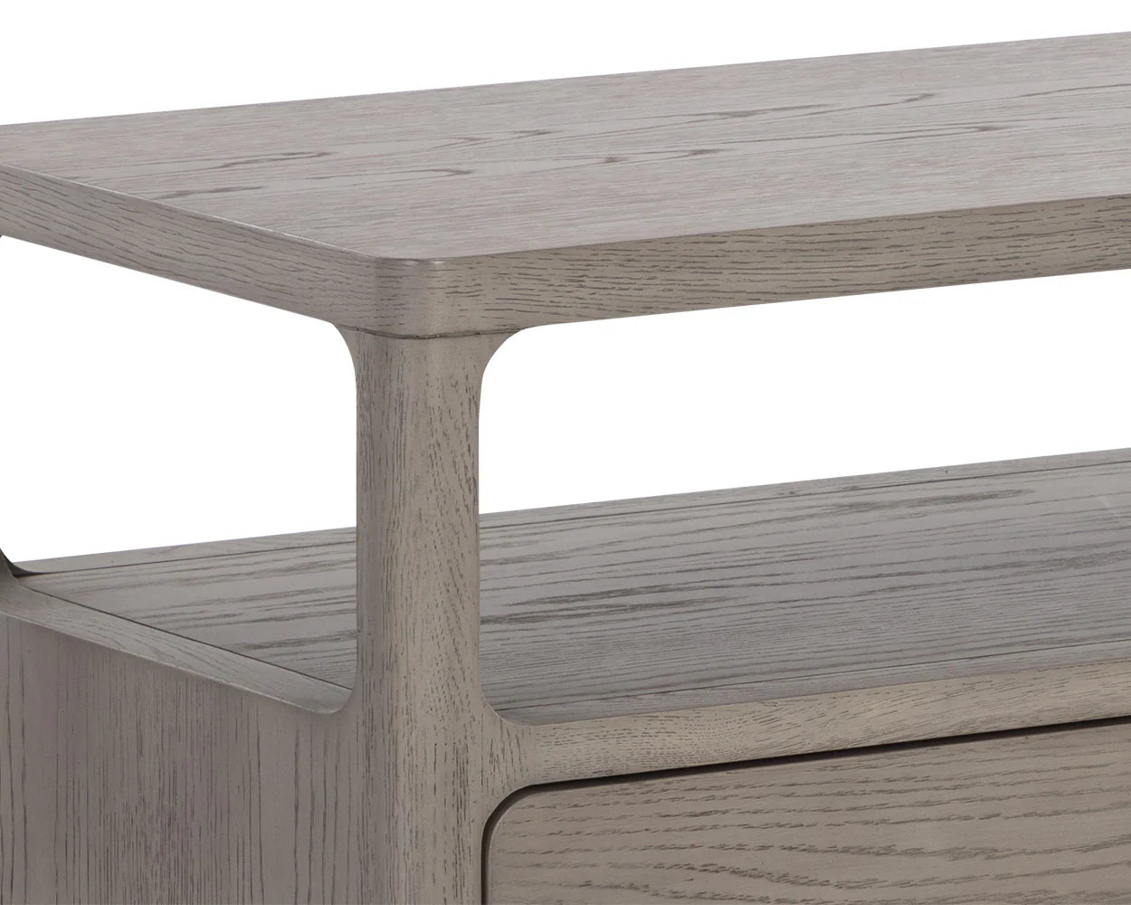 Danette Nightstand - Grey - Central Designs