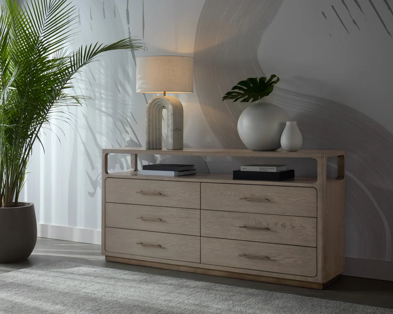 Danette Dresser - Grey - Central Designs