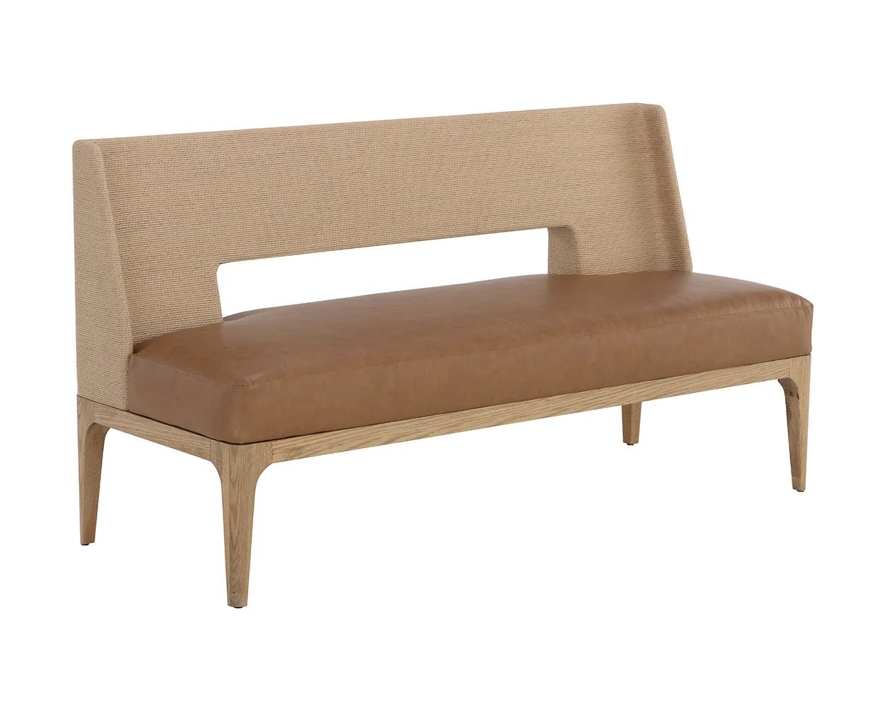Brocco Banquette - Milliken Cognac - Central Designs