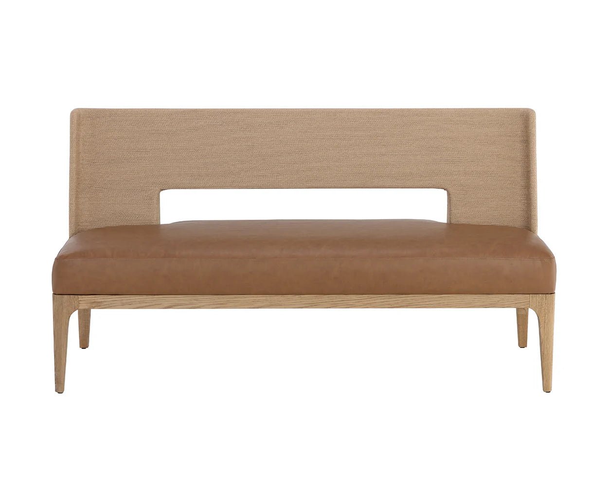 Brocco Banquette - Milliken Cognac - Central Designs