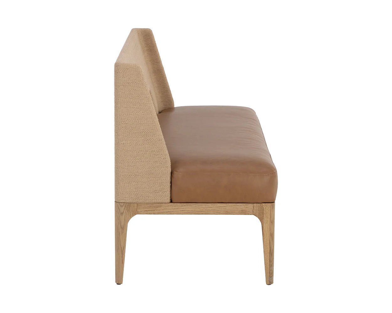Brocco Banquette - Milliken Cognac - Central Designs