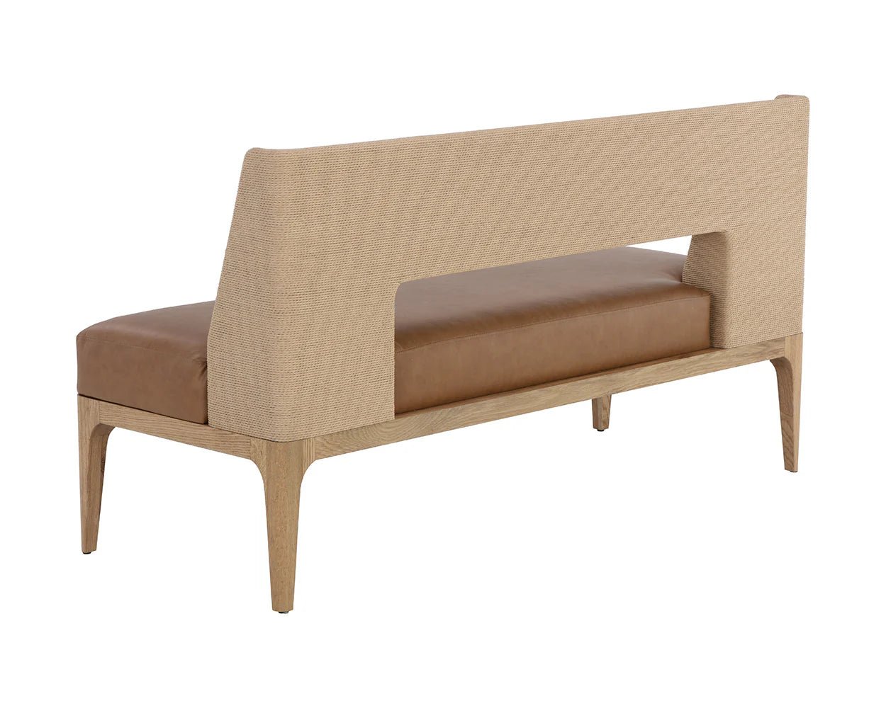 Brocco Banquette - Milliken Cognac - Central Designs