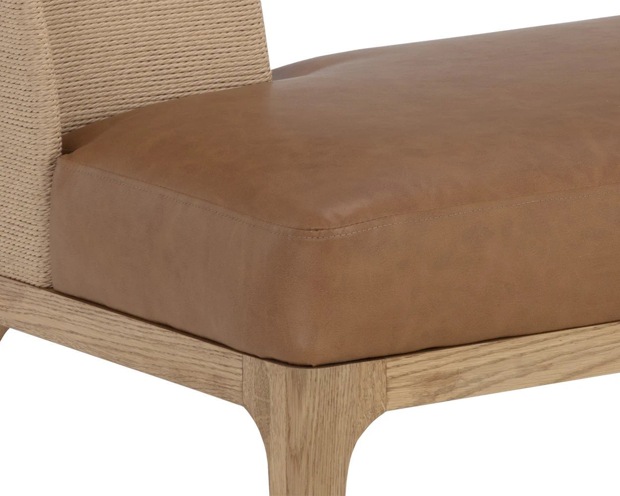 Brocco Banquette - Milliken Cognac - Central Designs