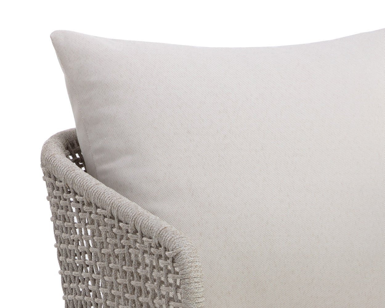 Capri Dining Armchair - Drift Brown - Palazzo Cream - Central Designs