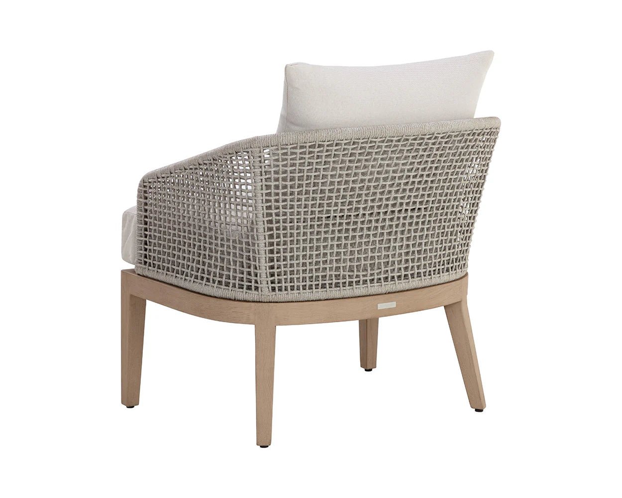 Capri Lounge Chair - Drift Brown - Palazzo Cream - Central Designs