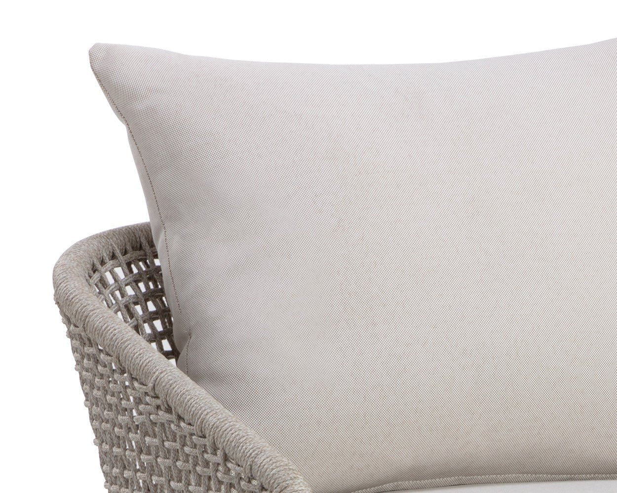 Capri Lounge Chair - Drift Brown - Palazzo Cream - Central Designs