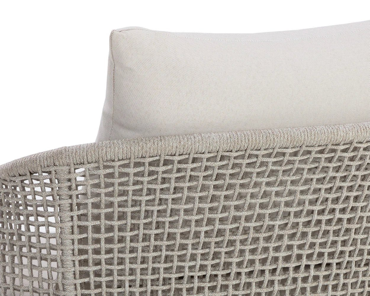 Capri Lounge Chair - Drift Brown - Palazzo Cream - Central Designs