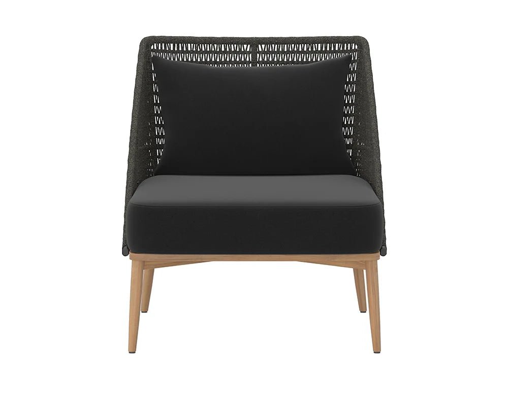 Andria Lounge Chair - Arashi Black - Central Designs