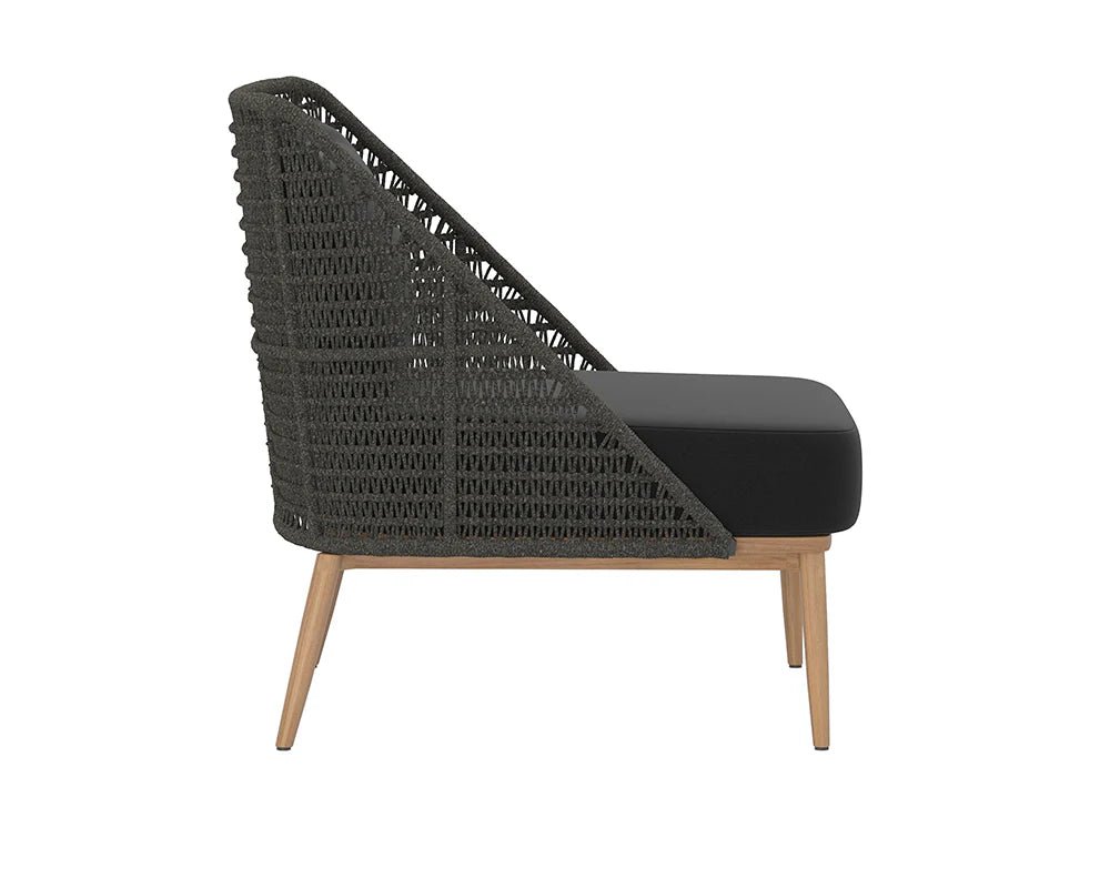 Andria Lounge Chair - Arashi Black - Central Designs
