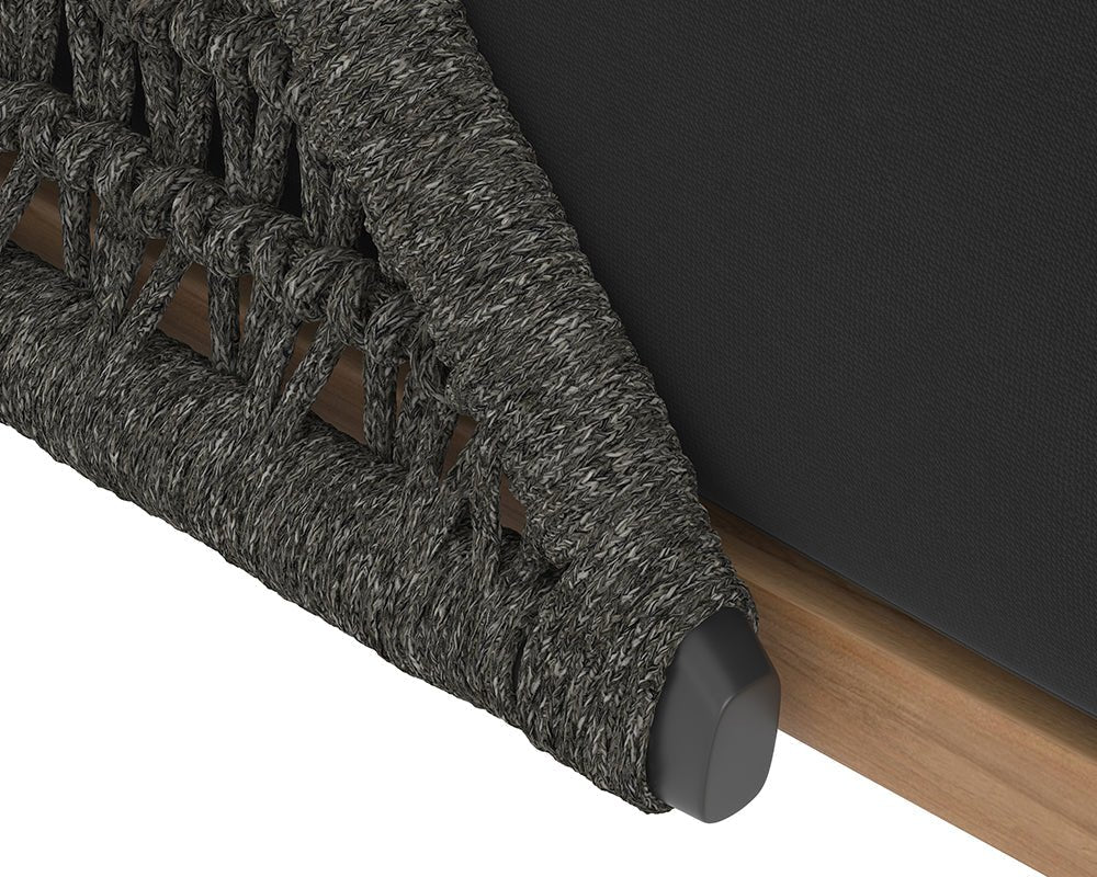 Andria Lounge Chair - Arashi Black - Central Designs