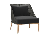 Andria Lounge Chair - Arashi Black - Central Designs