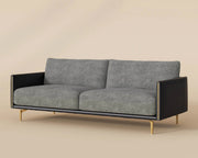 Ashi Sofa - Nash Zebra / Coal Black - Central Designs