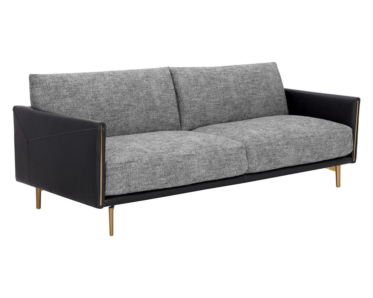Ashi Sofa - Nash Zebra / Coal Black - Central Designs