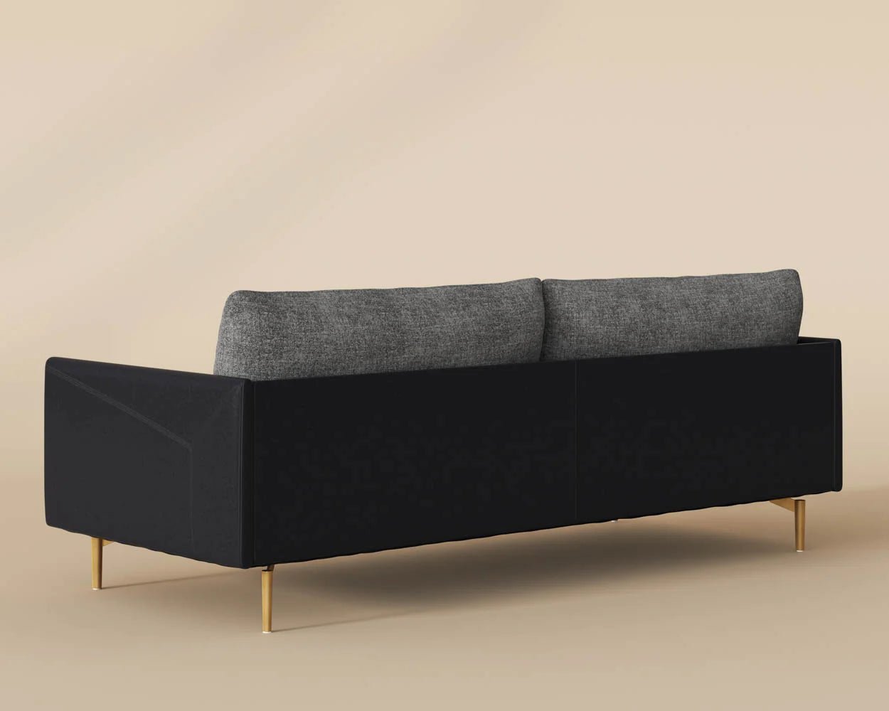 Ashi Sofa - Nash Zebra / Coal Black - Central Designs