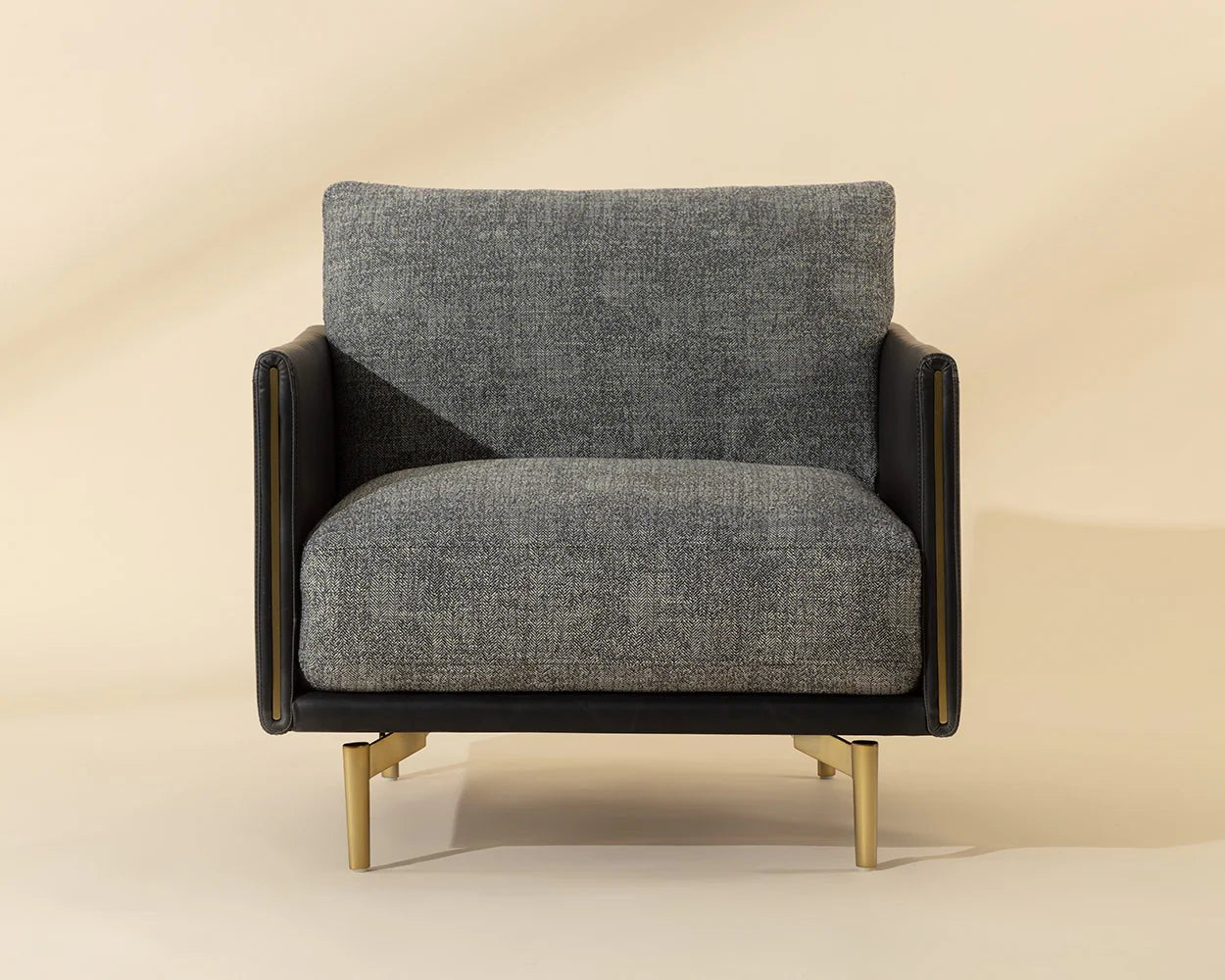 Ashi Armchair - Nash Zebra / Coal Black - Central Designs