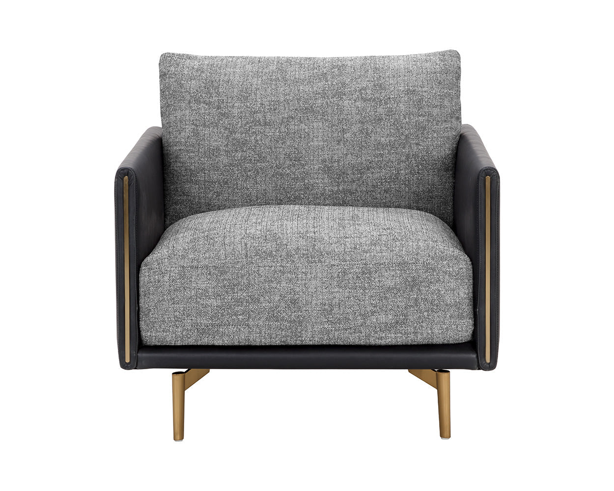 Ashi Armchair - Nash Zebra / Coal Black - Central Designs