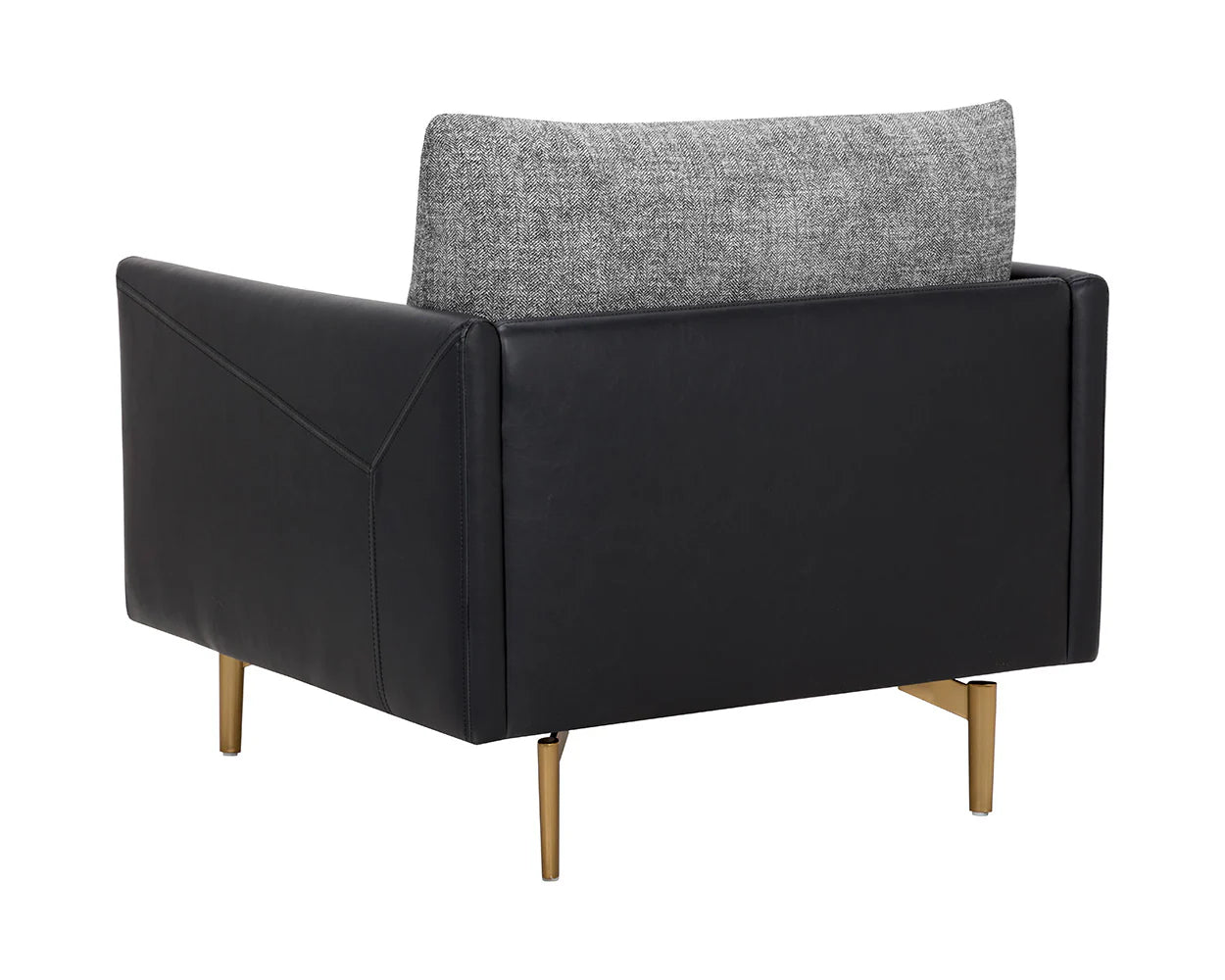 Ashi Armchair - Nash Zebra / Coal Black - Central Designs