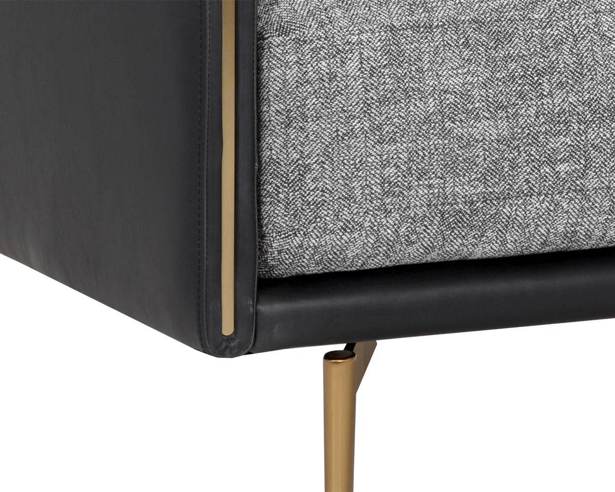 Ashi Armchair - Nash Zebra / Coal Black - Central Designs