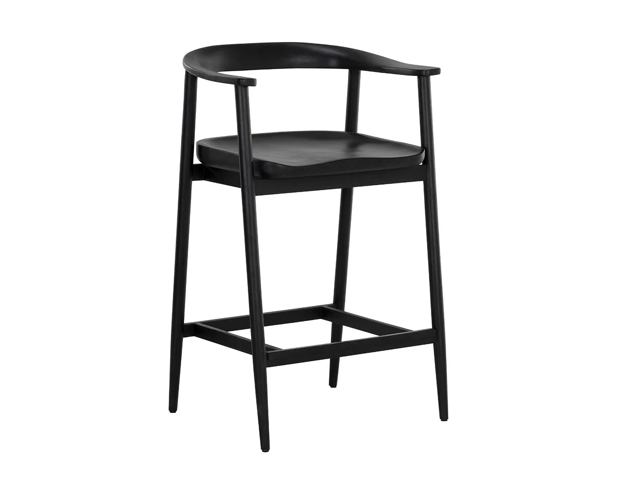 Jeremy Counter Stool - Black - Central Designs