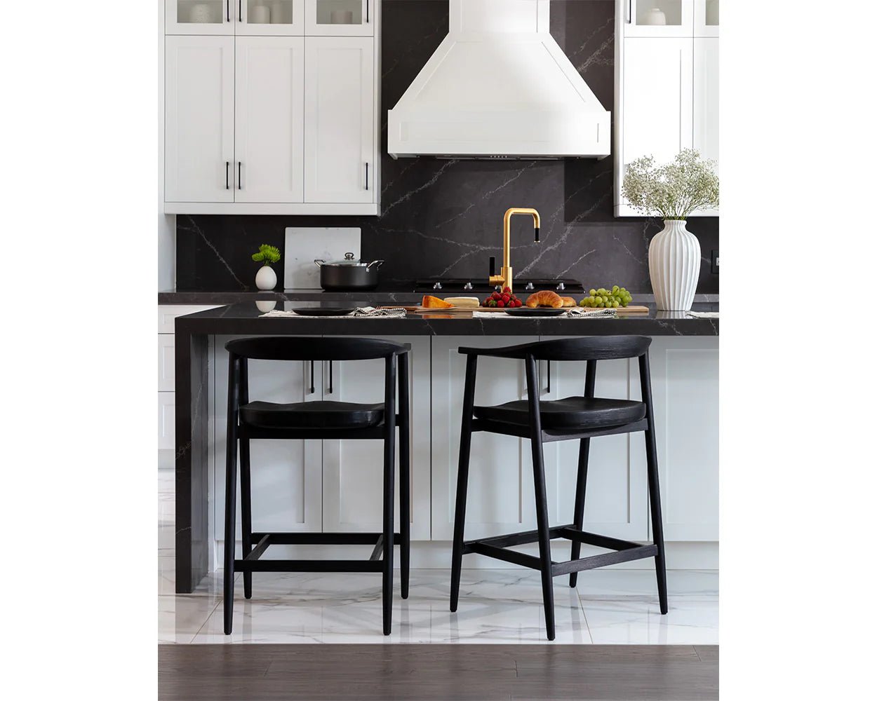 Jeremy Counter Stool - Black - Central Designs