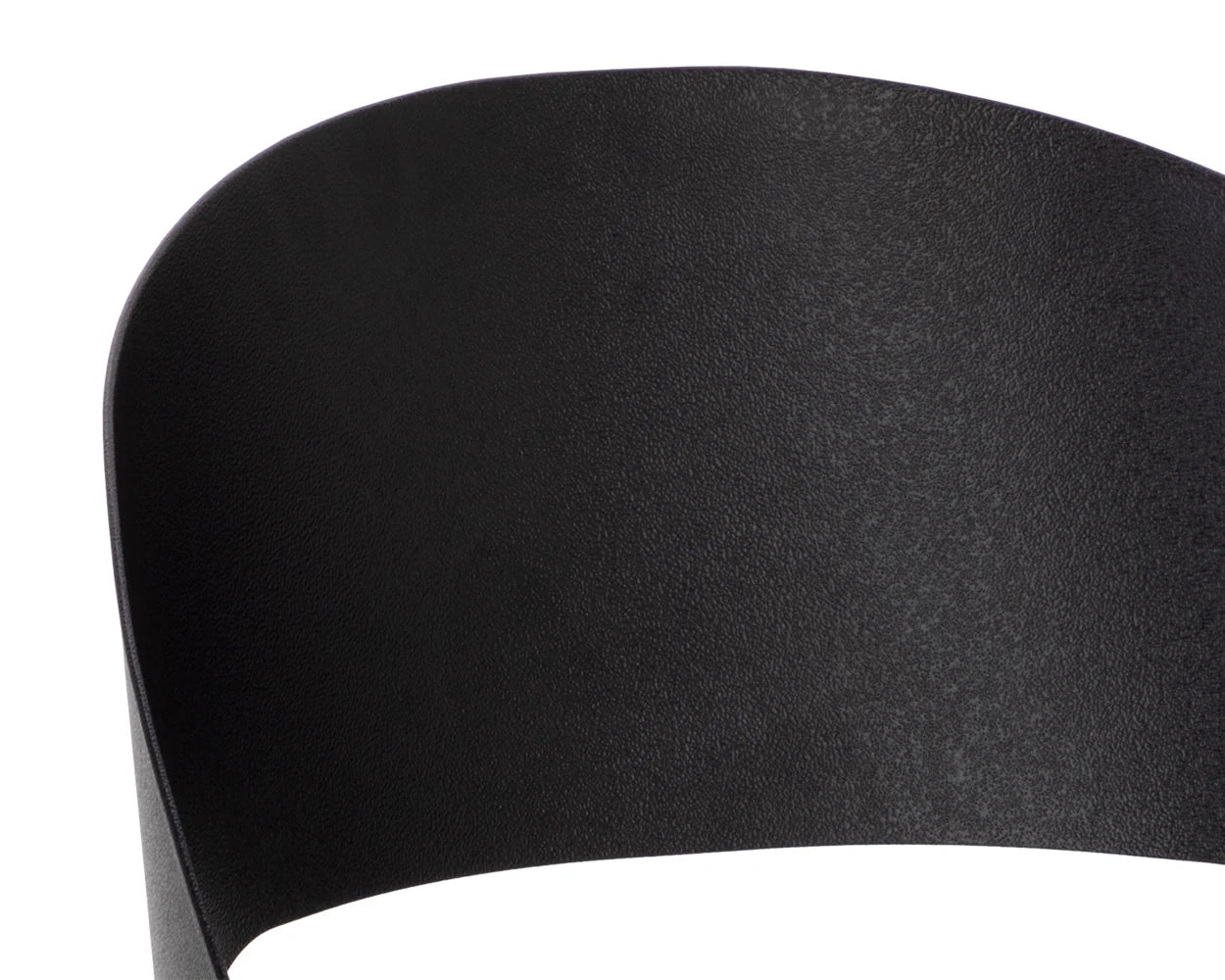 Dezirae Dining Chair - Black - Cognac Leather - Central Designs