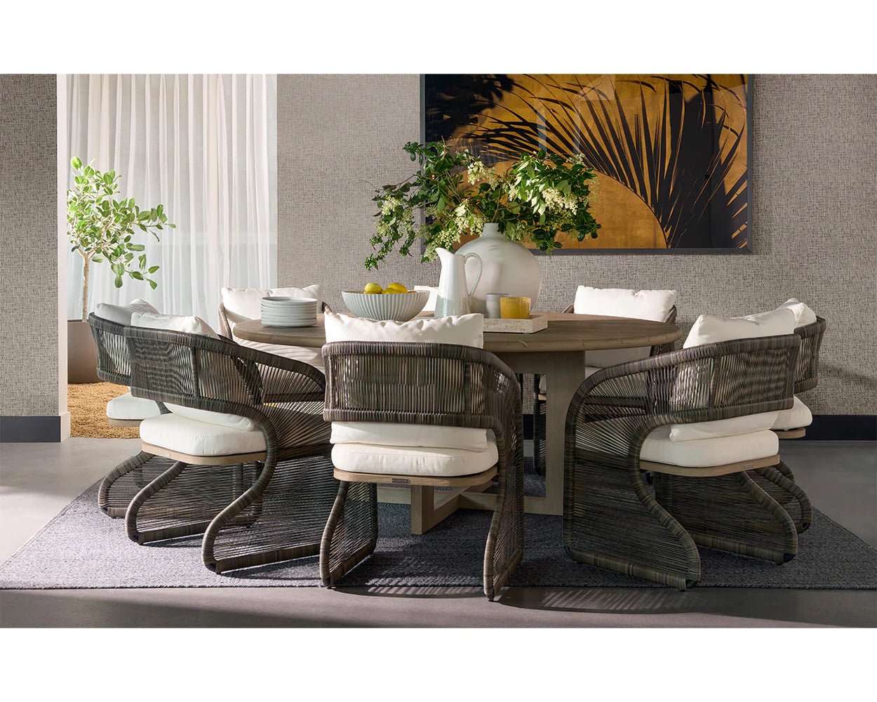 Toulon Dining Chair - Stinson Cream - Central Designs