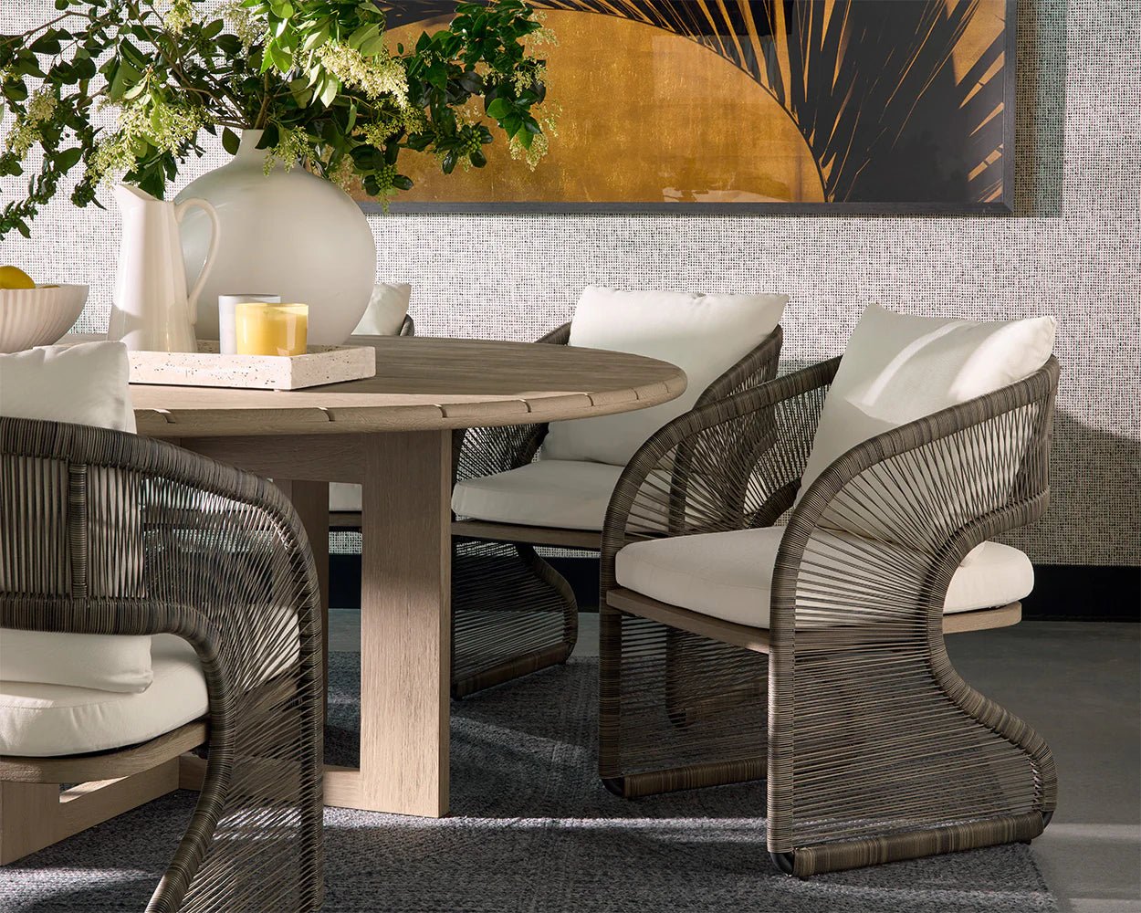 Toulon Dining Chair - Stinson Cream - Central Designs