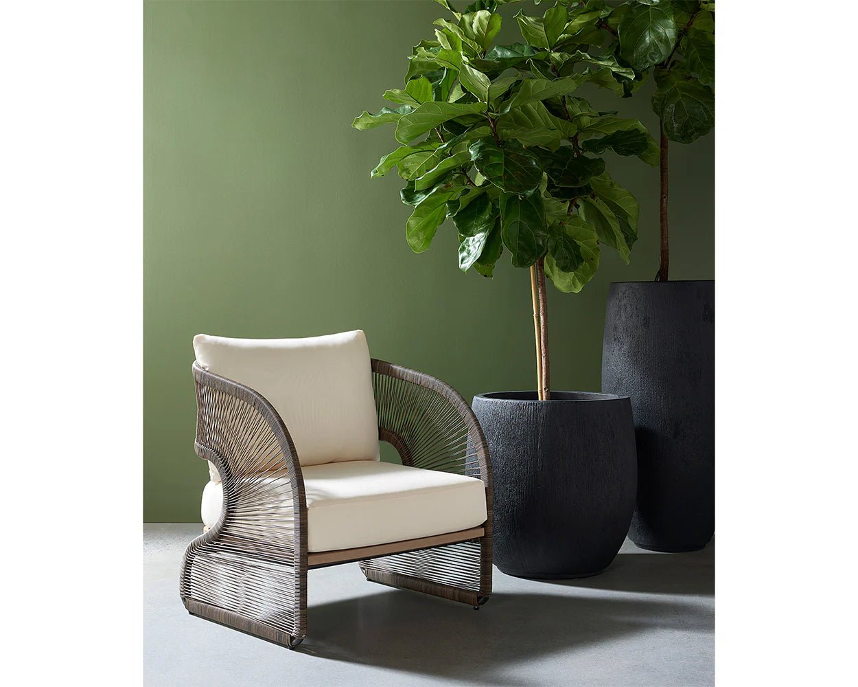 Toulon Lounge Chair - Stinson Cream - Central Designs