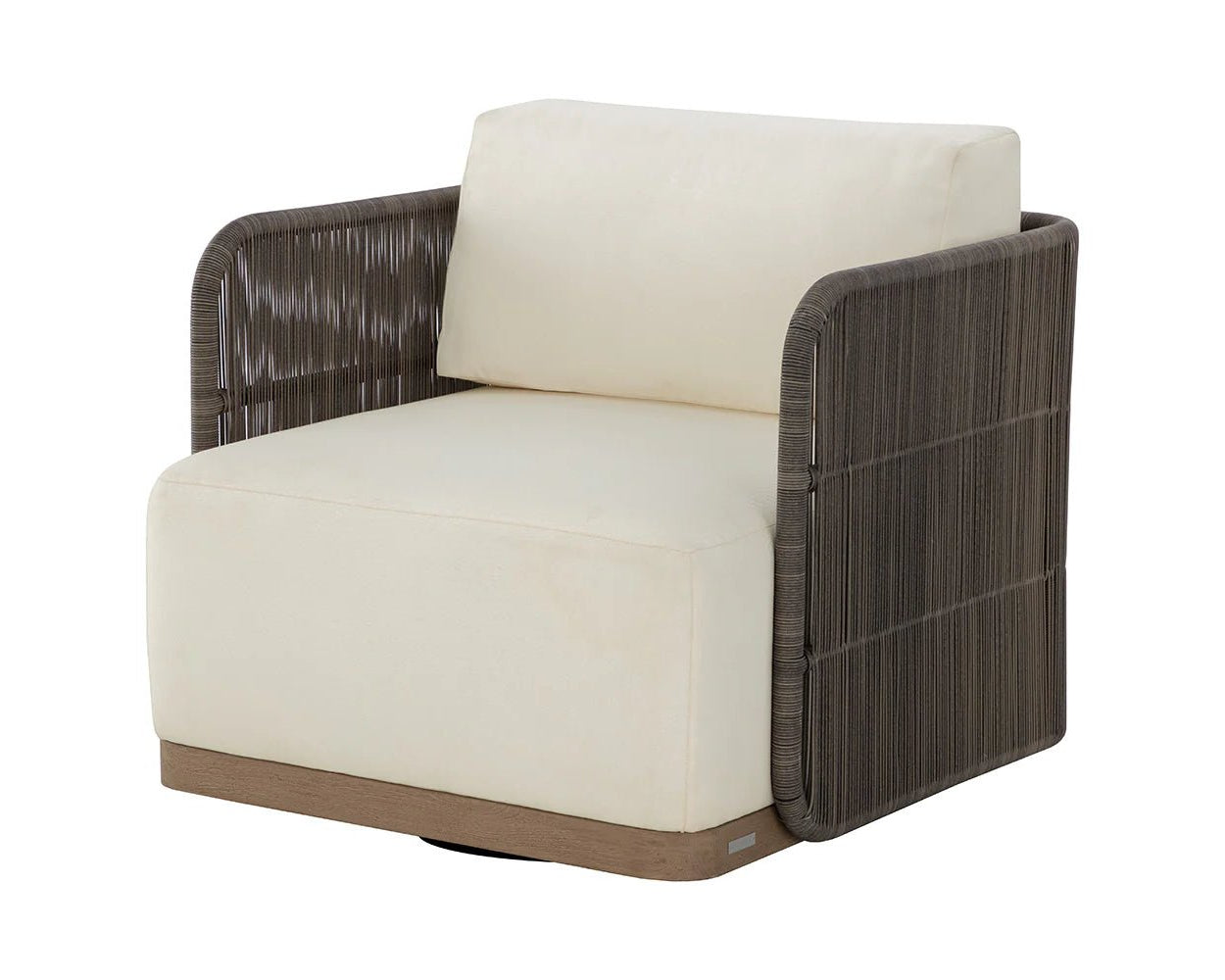 Ravenna Swivel Armchair - Stinson Cream - Central Designs