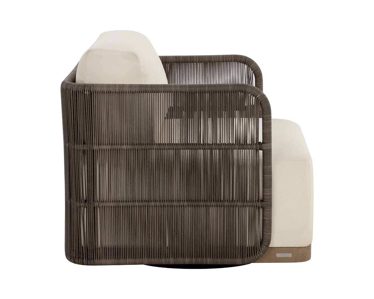 Ravenna Swivel Armchair - Stinson Cream - Central Designs