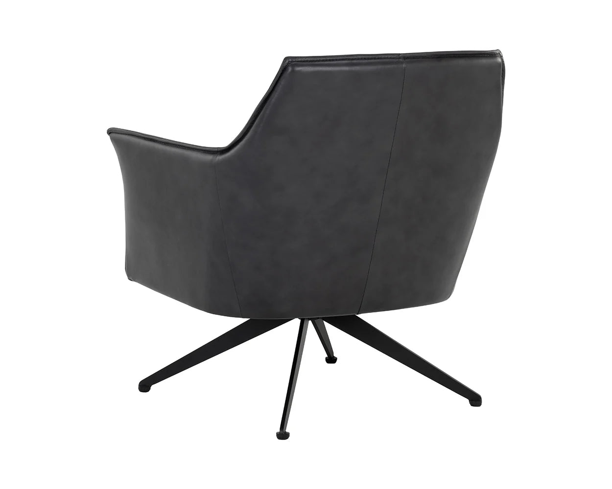 Crosby Swivel Lounge Chair- Alpine Black