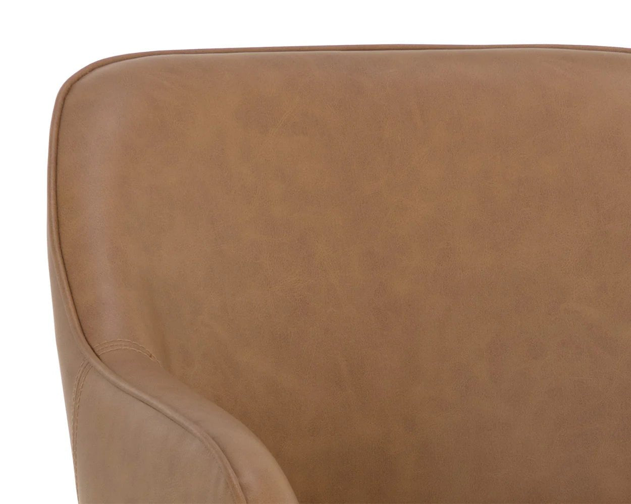 Malachi Dining Armchair - Milliken Cognac - Central Designs