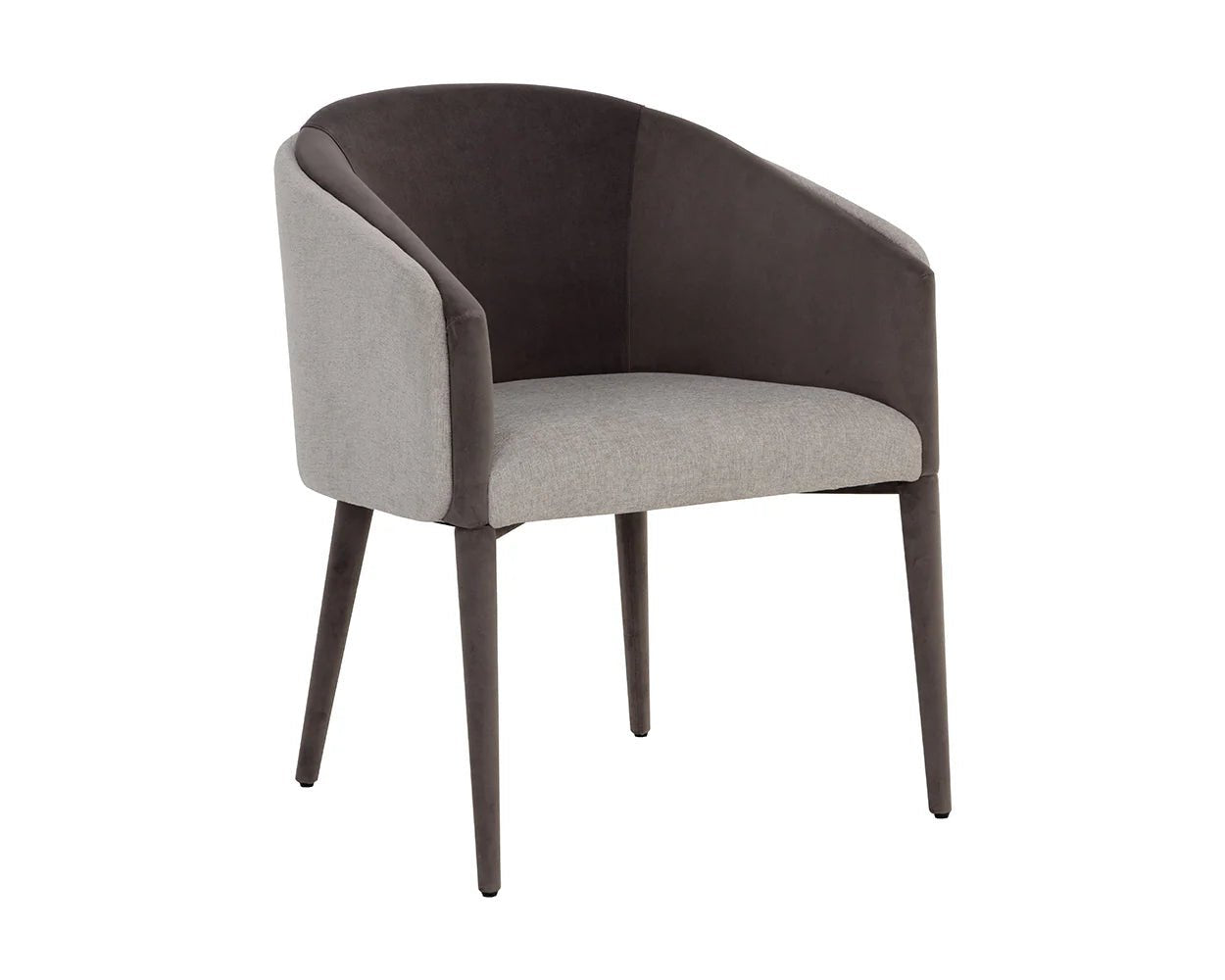 Sheva Dining Armchair - Ernst Sandstone / Meg Ash - Central Designs
