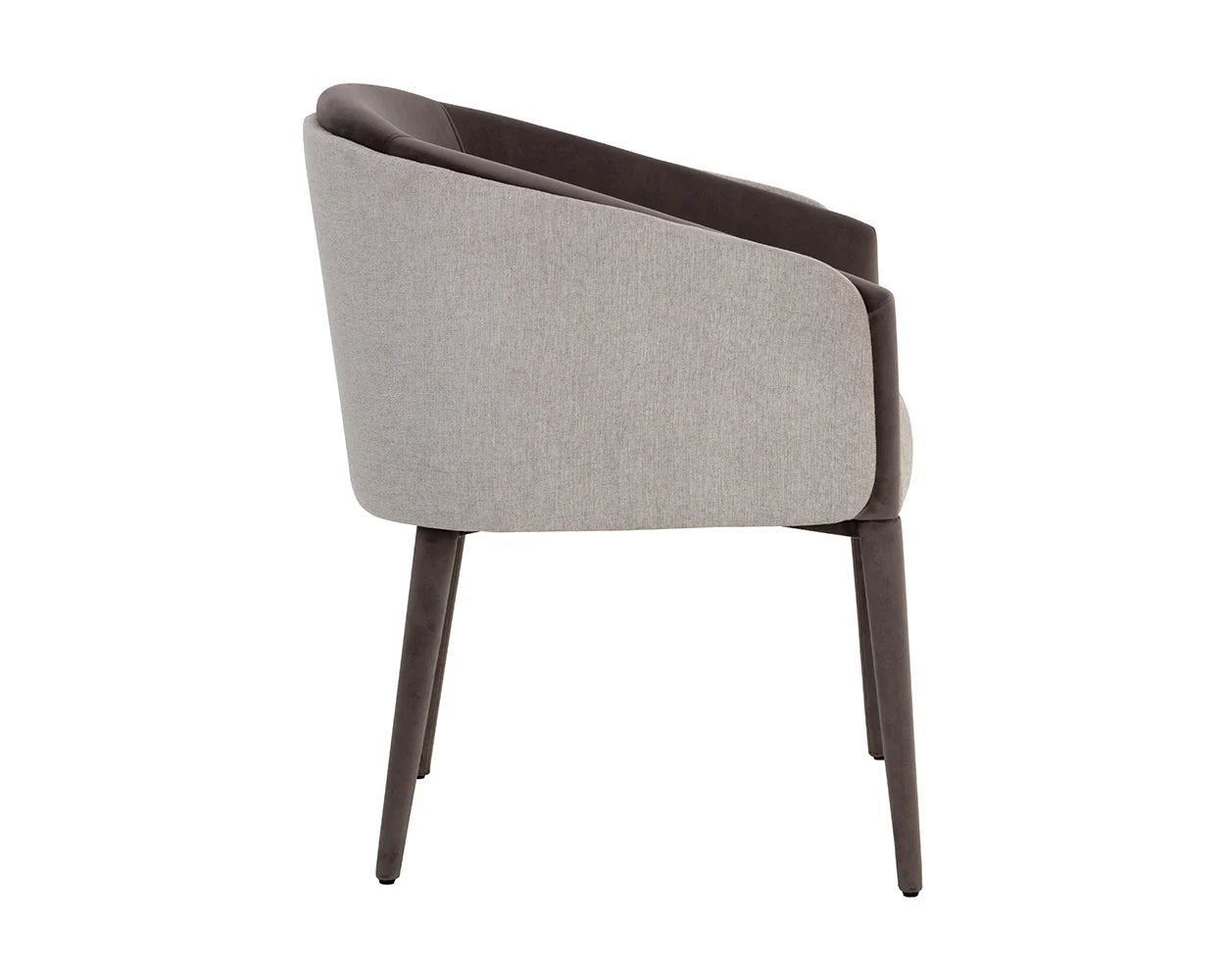 Sheva Dining Armchair - Ernst Sandstone / Meg Ash - Central Designs