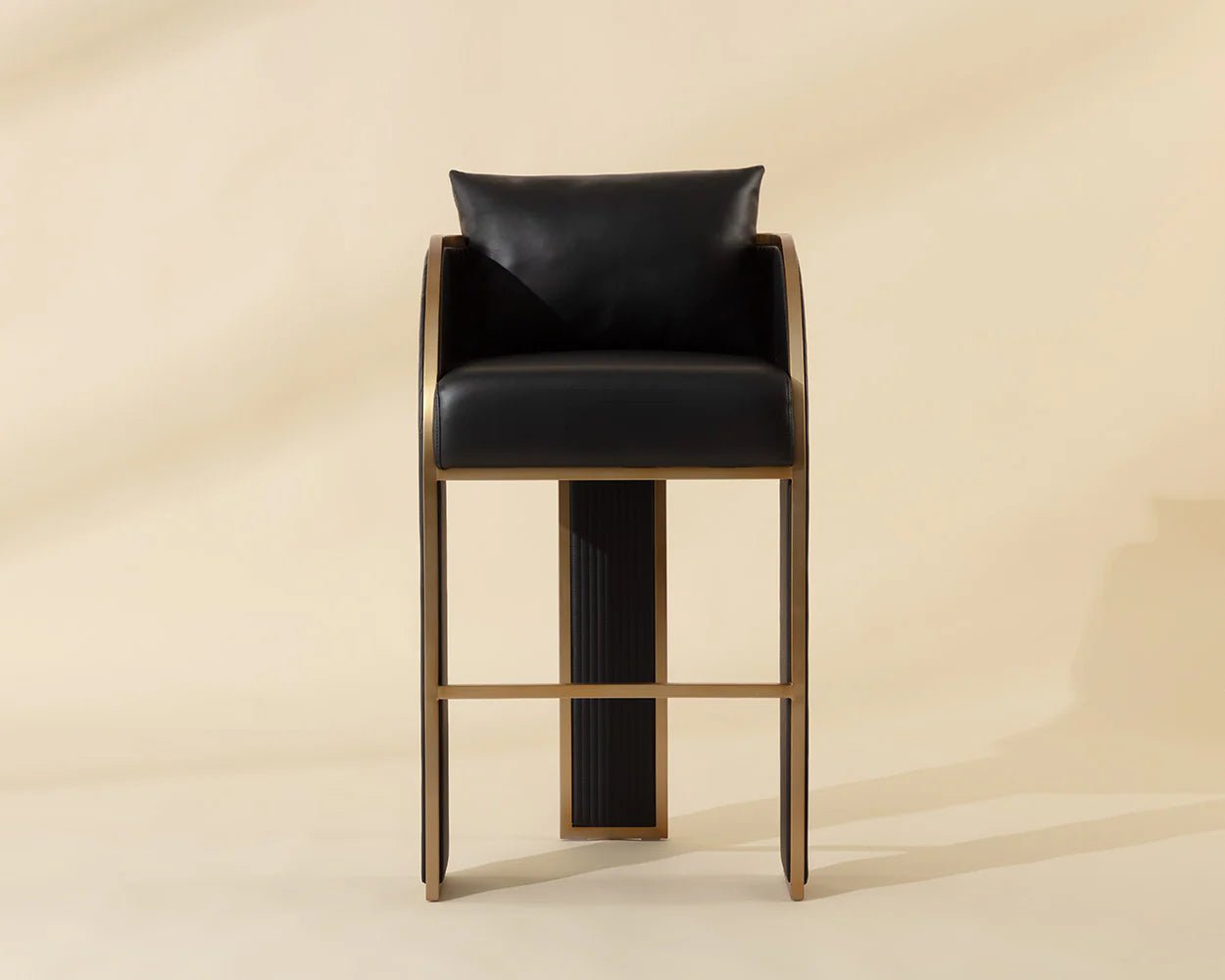 Baz Bar Stool - Napa Black - Central Designs