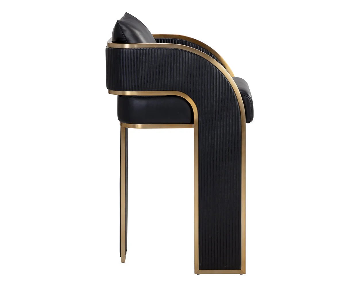 Baz Bar Stool - Napa Black - Central Designs