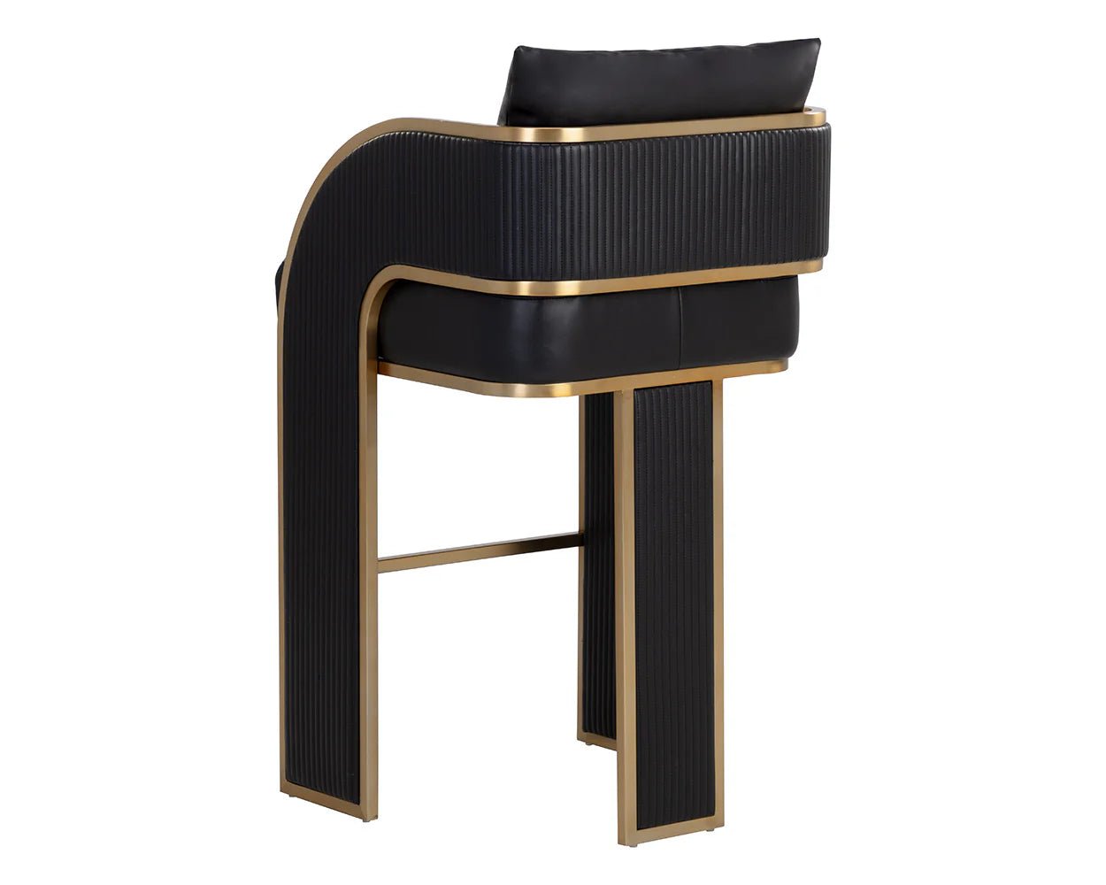 Baz Bar Stool - Napa Black - Central Designs