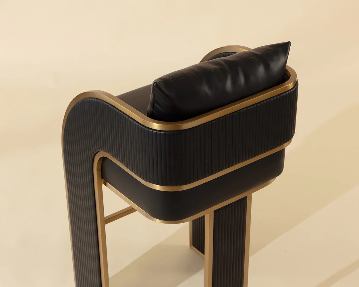 Baz Bar Stool - Napa Black - Central Designs