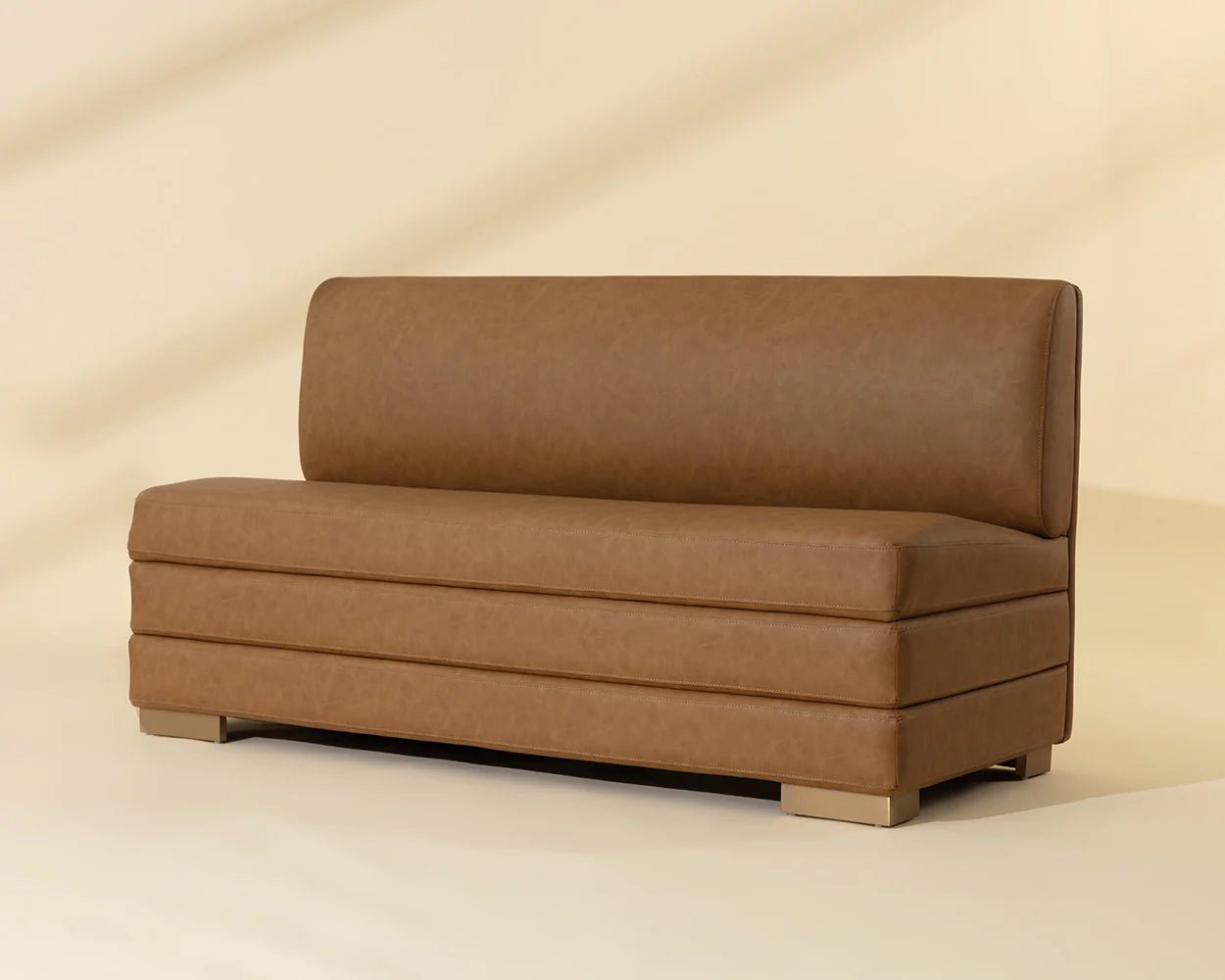Radcliff Banquette - Milliken Cognac - Central Designs
