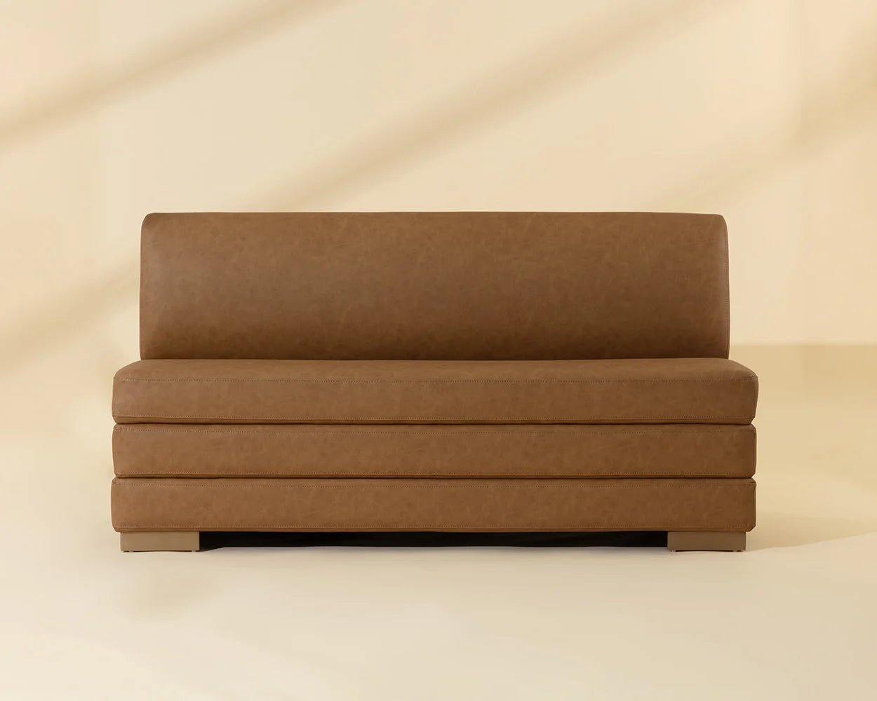 Radcliff Banquette - Milliken Cognac - Central Designs