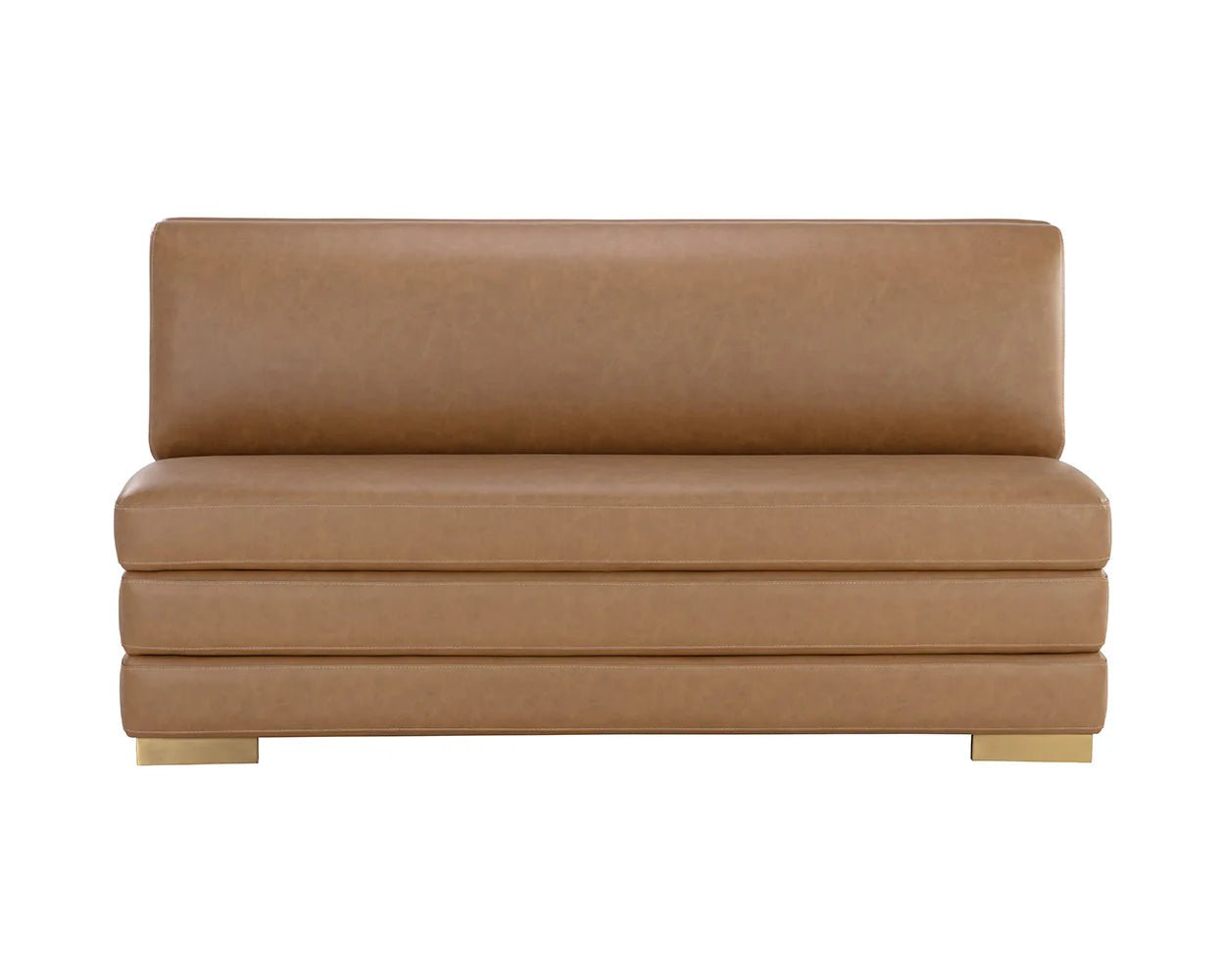 Radcliff Banquette - Milliken Cognac - Central Designs