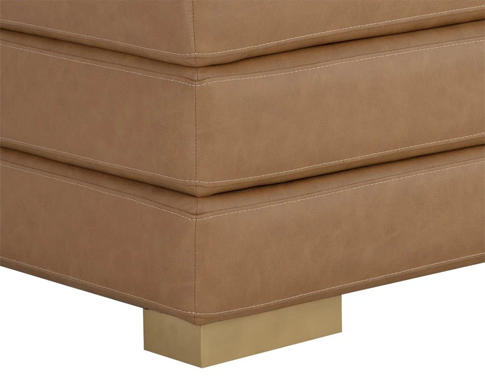 Radcliff Banquette - Milliken Cognac - Central Designs