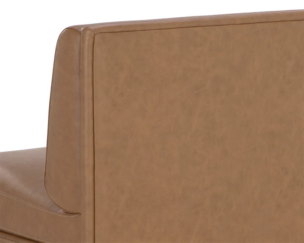 Radcliff Banquette - Milliken Cognac - Central Designs