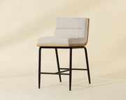 Abilene Counter Stool - Polo Club Muslin - Central Designs