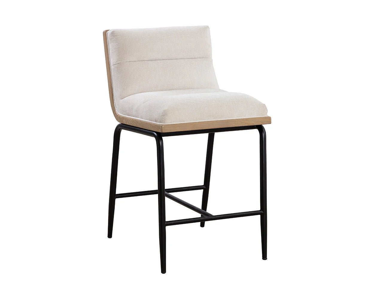 Abilene Counter Stool - Polo Club Muslin - Central Designs