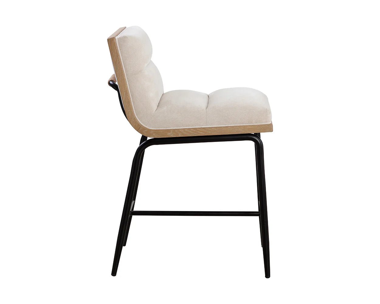 Abilene Counter Stool - Polo Club Muslin - Central Designs