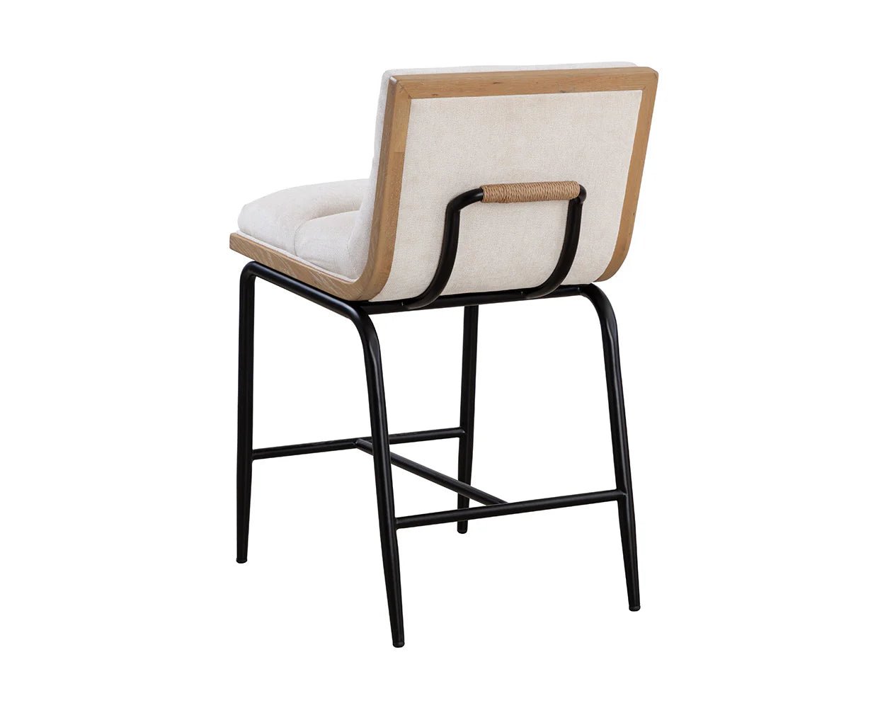 Abilene Counter Stool - Polo Club Muslin - Central Designs