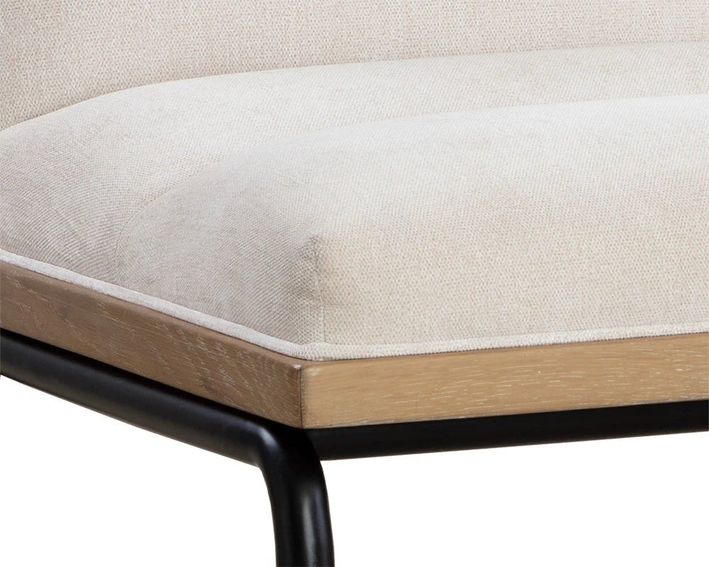 Abilene Dining Chair - Polo Club Muslin - Central Designs