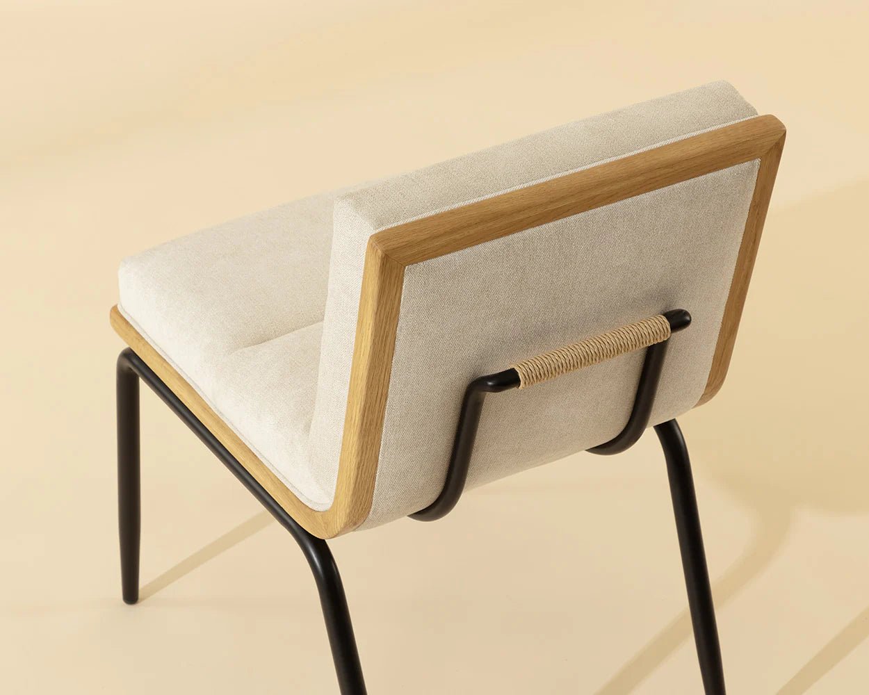 Abilene Dining Chair - Polo Club Muslin - Central Designs